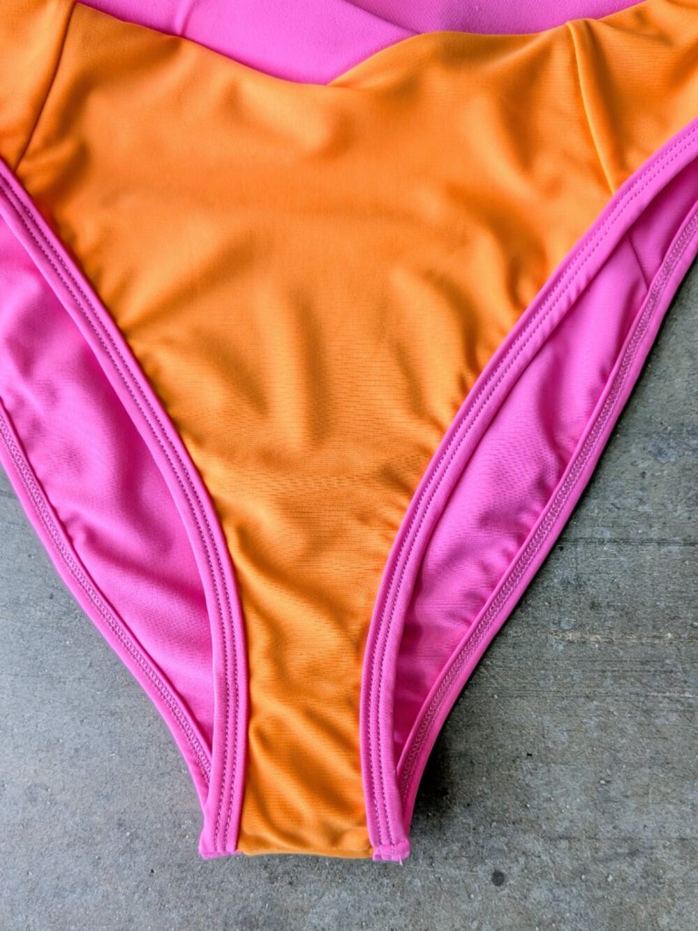 93 Play Street Logan Crossover Dreamsicle Pink Orange Bikini Bottoms NWOT large - Picture 3 of 6